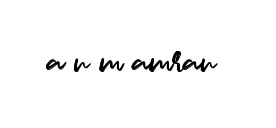 Handwritten Signature for A-n-m-amran - Style 141 Online