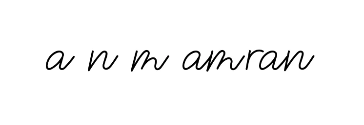 Handwritten Signature for A-n-m-amran - Style 145 Online