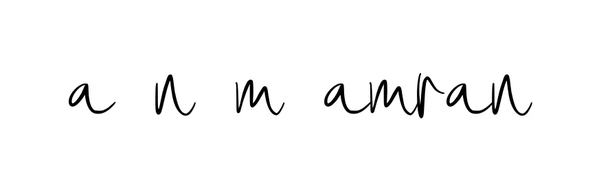 Handwritten Signature for A-n-m-amran - Style 146 Online