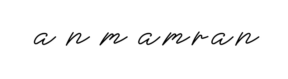 Handwritten Signature for A-n-m-amran - Style 152 Online