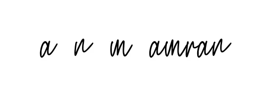 Handwritten Signature for A-n-m-amran - Style 154 Online
