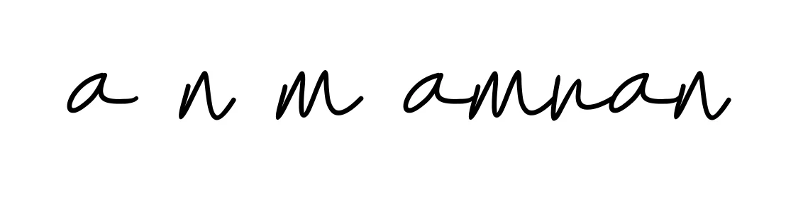 Handwritten Signature for A-n-m-amran - Style 155 Online