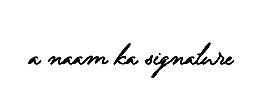 Handwritten Signature for A-naam-ka-signature - Style 137 Online