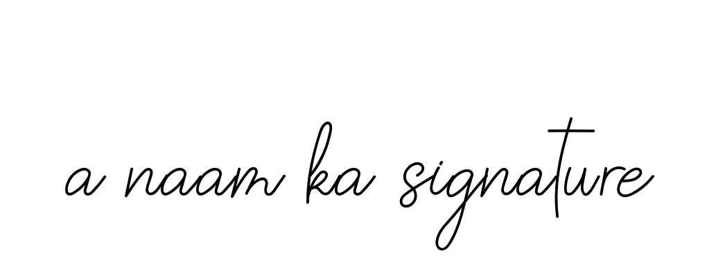 Handwritten Signature for A-naam-ka-signature - Style 145 Online