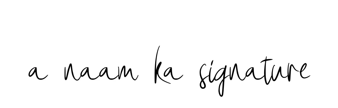 Handwritten Signature for A-naam-ka-signature - Style 146 Online