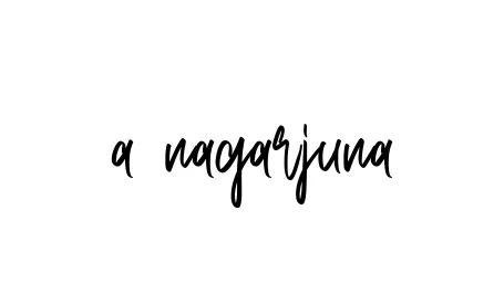 Handwritten Signature for A-nagarjuna - Style 143 Online