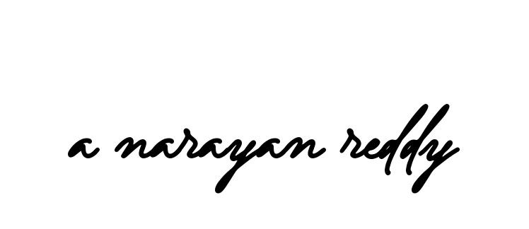 Handwritten Signature for A-narayan-reddy - Style 137 Online