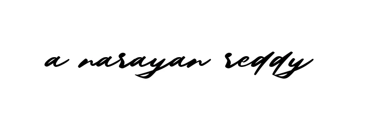Handwritten Signature for A-narayan-reddy - Style 140 Online