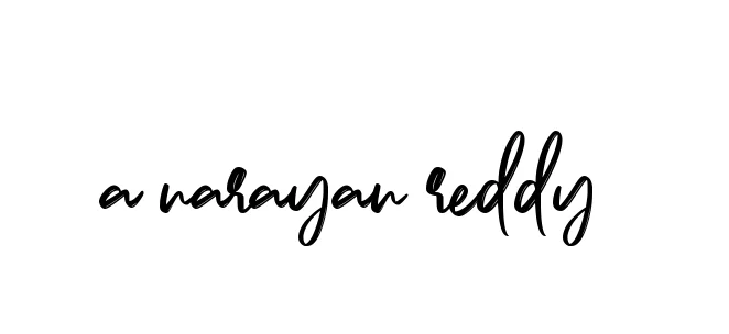 Handwritten Signature for A-narayan-reddy - Style 141 Online