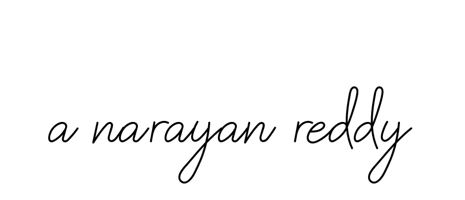Handwritten Signature for A-narayan-reddy - Style 145 Online