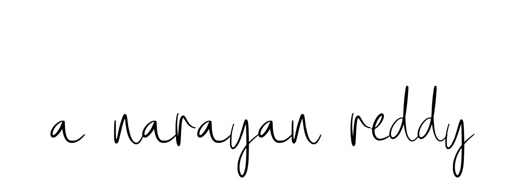 Handwritten Signature for A-narayan-reddy - Style 146 Online
