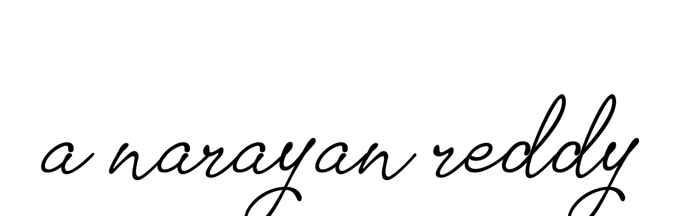 Handwritten Signature for A-narayan-reddy - Style 151 Online
