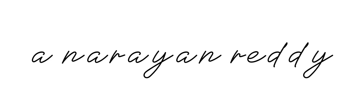Handwritten Signature for A-narayan-reddy - Style 152 Online