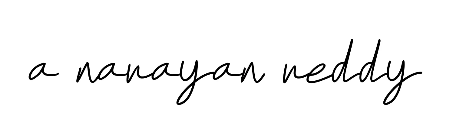 Handwritten Signature for A-narayan-reddy - Style 155 Online