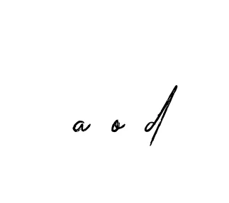 Handwritten Signature for A-o-d - Style 133 Online