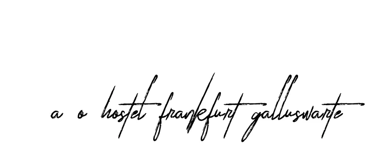 Handwritten Signature for A-o-hostel-frankfurt-galluswarte - Style 133 Online