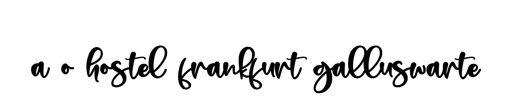 Handwritten Signature for A-o-hostel-frankfurt-galluswarte - Style 136 Online