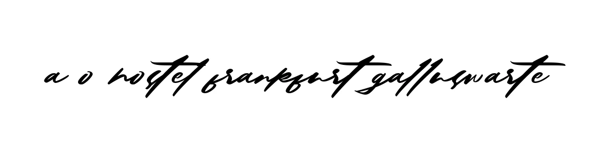Handwritten Signature for A-o-hostel-frankfurt-galluswarte - Style 140 Online