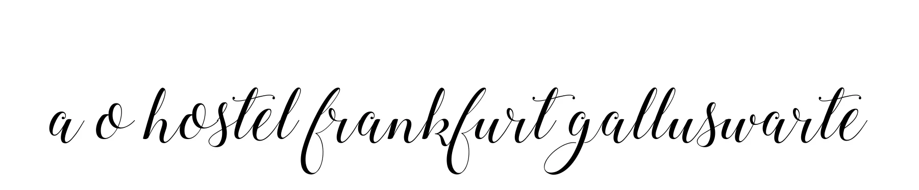 Handwritten Signature for A-o-hostel-frankfurt-galluswarte - Style 144 Online