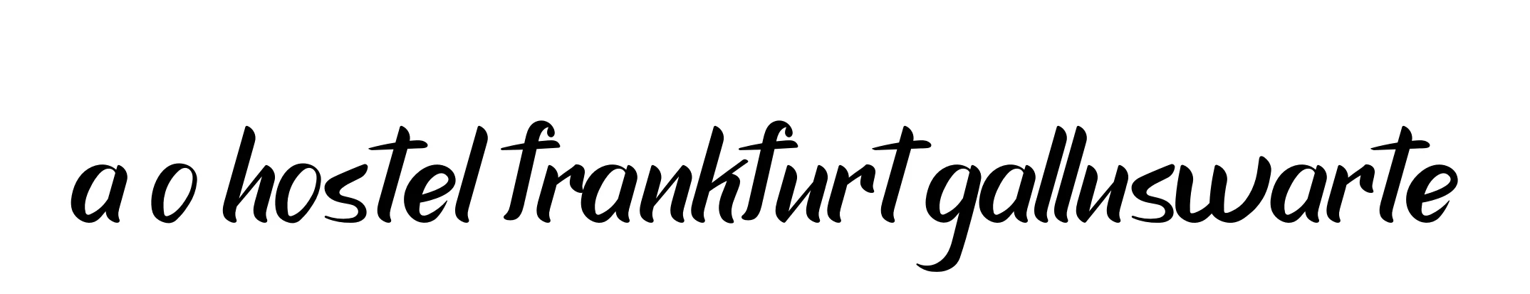 Handwritten Signature for A-o-hostel-frankfurt-galluswarte - Style 153 Online