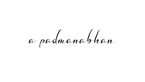 Handwritten Signature for A-padmanabhan - Style 132 Online