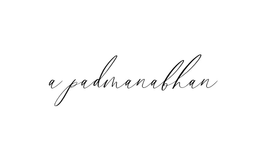 Handwritten Signature for A-padmanabhan - Style 134 Online