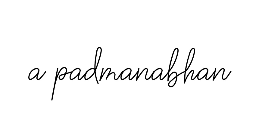 Handwritten Signature for A-padmanabhan - Style 145 Online