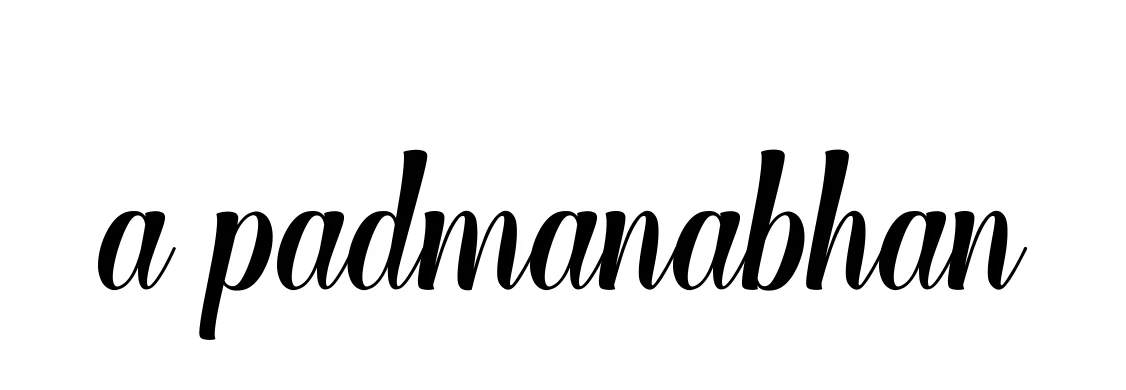 Handwritten Signature for A-padmanabhan - Style 148 Online
