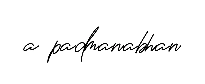 Handwritten Signature for A-padmanabhan - Style 150 Online