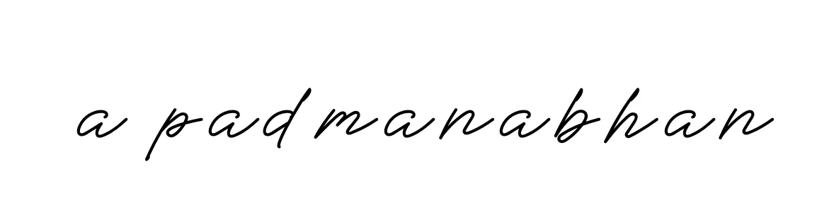 Handwritten Signature for A-padmanabhan - Style 152 Online
