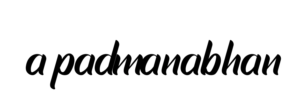 Handwritten Signature for A-padmanabhan - Style 153 Online