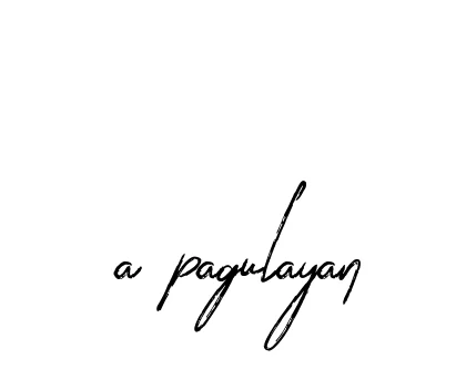 Handwritten Signature for A-pagulayan - Style 133 Online