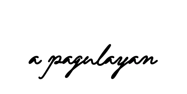 Handwritten Signature for A-pagulayan - Style 137 Online