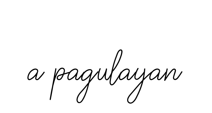 Handwritten Signature for A-pagulayan - Style 145 Online