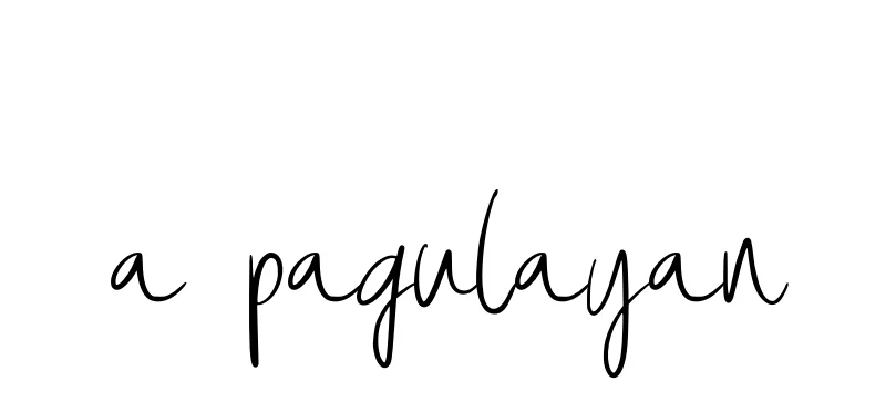 Handwritten Signature for A-pagulayan - Style 146 Online