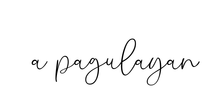 Handwritten Signature for A-pagulayan - Style 147 Online