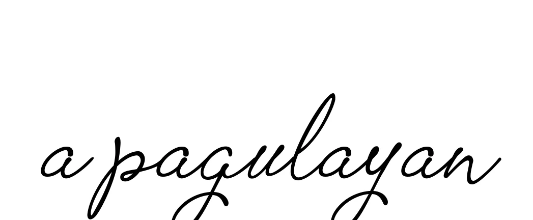 Handwritten Signature for A-pagulayan - Style 151 Online