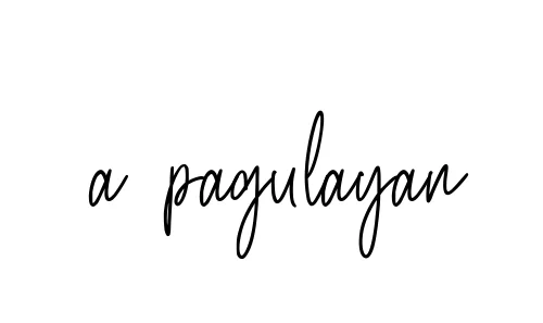Handwritten Signature for A-pagulayan - Style 154 Online