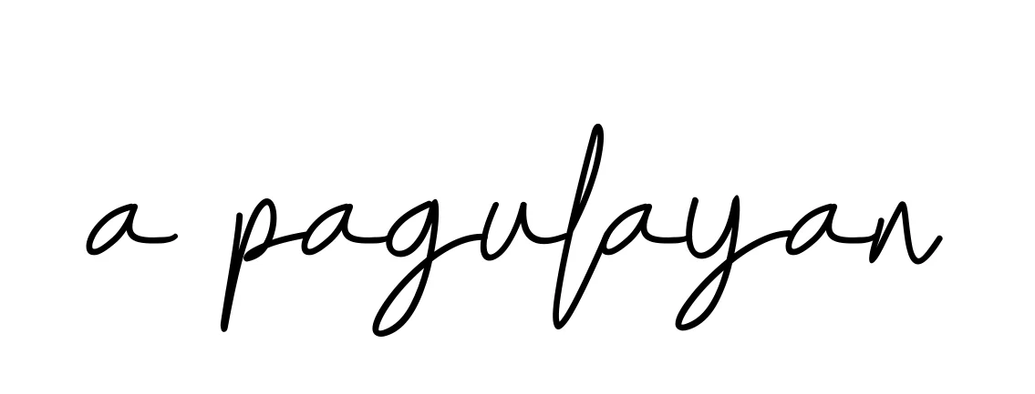 Handwritten Signature for A-pagulayan - Style 155 Online