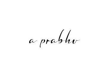 Handwritten Signature for A-prabhu - Style 132 Online