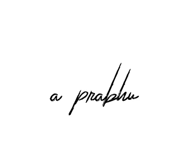Handwritten Signature for A-prabhu - Style 133 Online