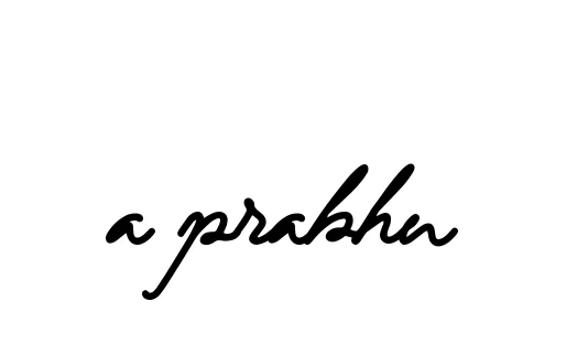 Handwritten Signature for A-prabhu - Style 137 Online