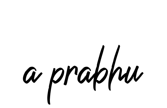 Handwritten Signature for A-prabhu - Style 149 Online