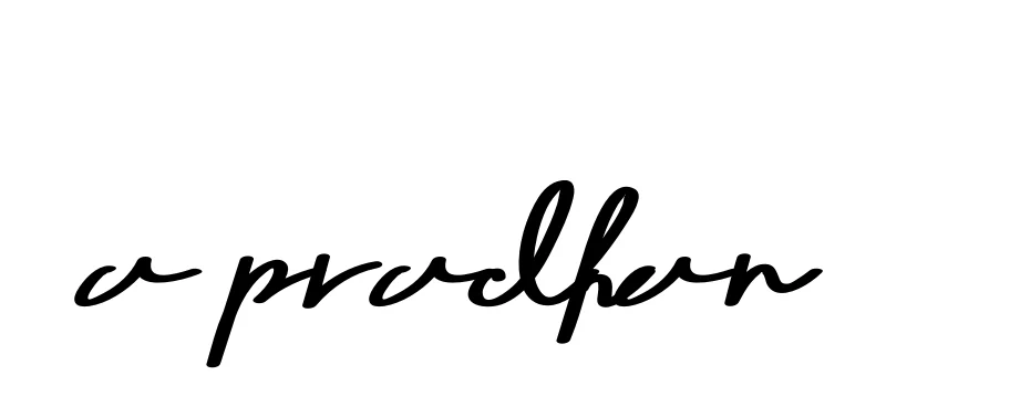 Handwritten Signature for A-pradhan- - Style 135 Online