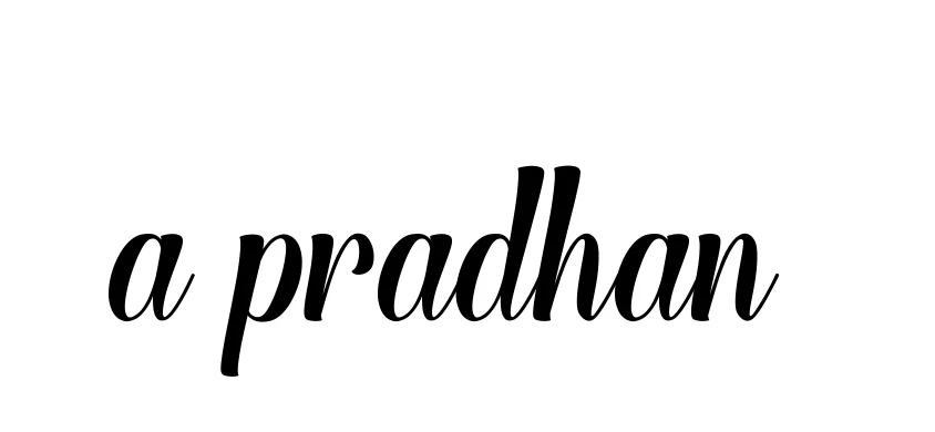 Handwritten Signature for A-pradhan- - Style 148 Online