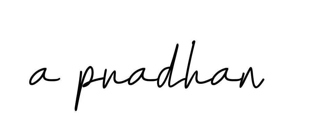 Handwritten Signature for A-pradhan- - Style 155 Online