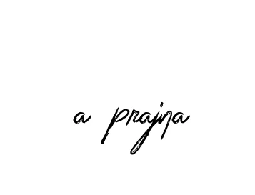 Handwritten Signature for A-prajna - Style 133 Online