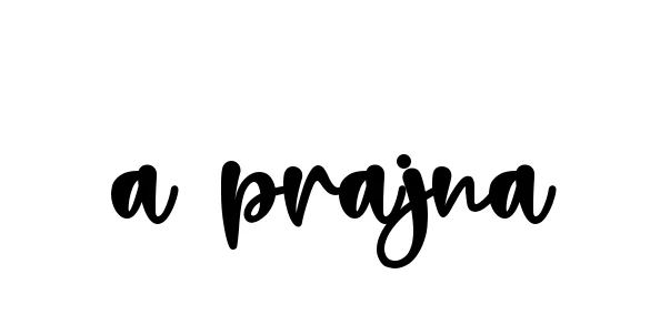 Handwritten Signature for A-prajna - Style 136 Online