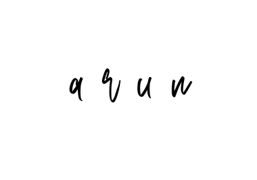 Handwritten Signature for A-r-u-n - Style 143 Online