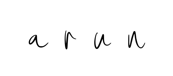 Handwritten Signature for A-r-u-n - Style 146 Online